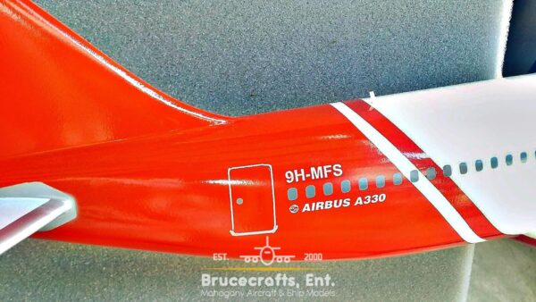 Model of Airbus A330-200 with detailed craftsmanship.